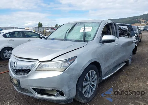 2014 Acura Mdx Technology Package z USA, uszkodzony, nr VIN 5FRYD4H44EB040093